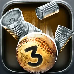 پرتاب قوطی 3 can knockdown 3